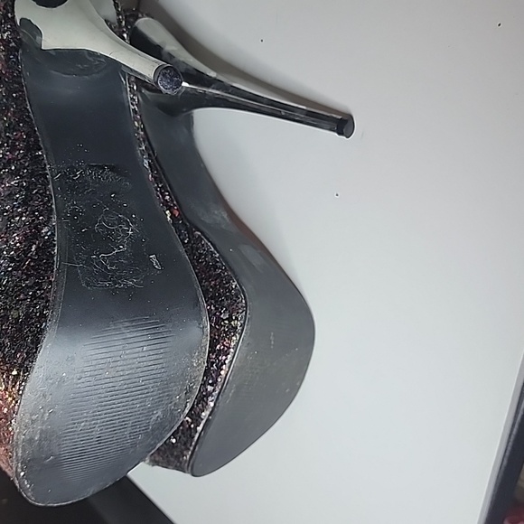 Charlotte Russe Glitter Heels - Picture 6 of 6